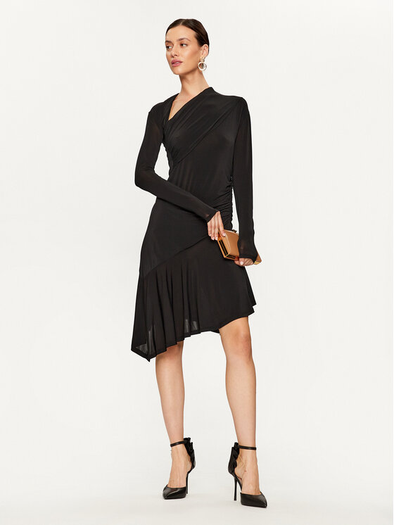 PINKO Pinko Cocktail obleka Babar 102488 A1BQ Črna Slim Fit