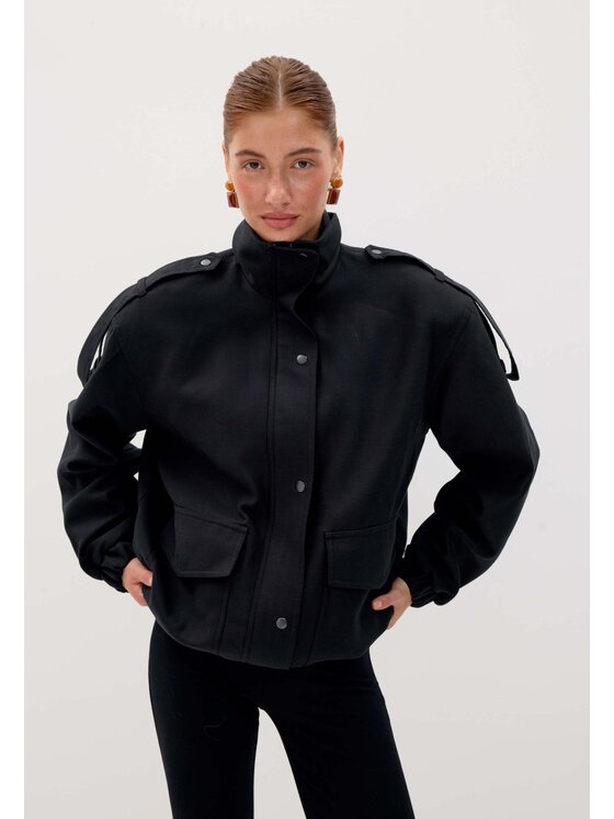 Mirons Mirons Kurtka przejściowa soft Czarny Regular Fit