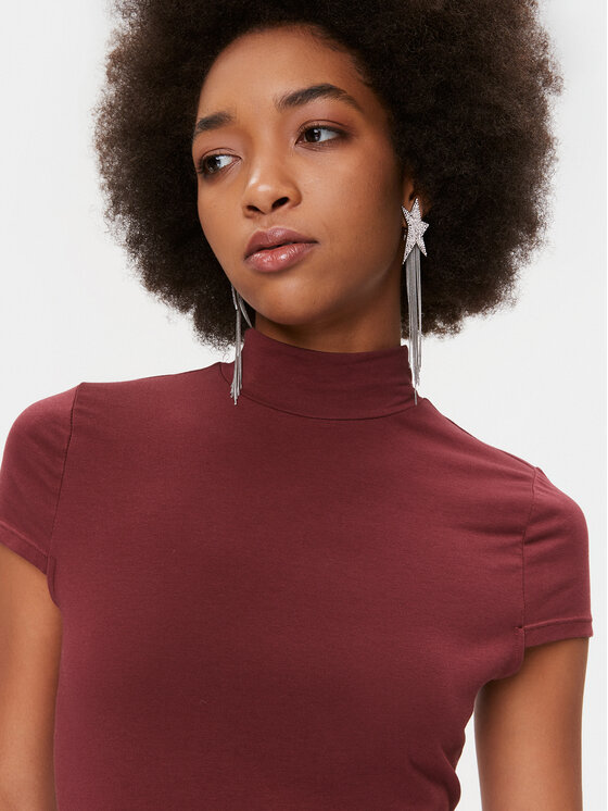DKNY DKNY Pullover P2GHOOQA Dunkelrot Regular Fit