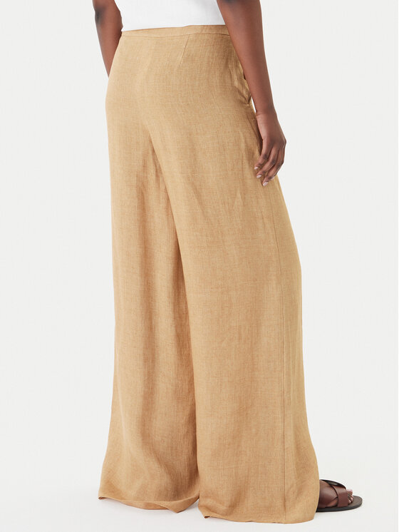 Marella Marella Palazzo kalhoty Ottelia 2613131062 Béžová Wide Leg