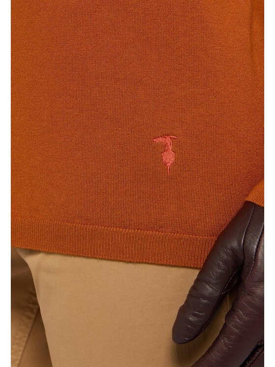 Trussardi Trussardi Cardigan M7336001123N022 Rosso Regular Fit