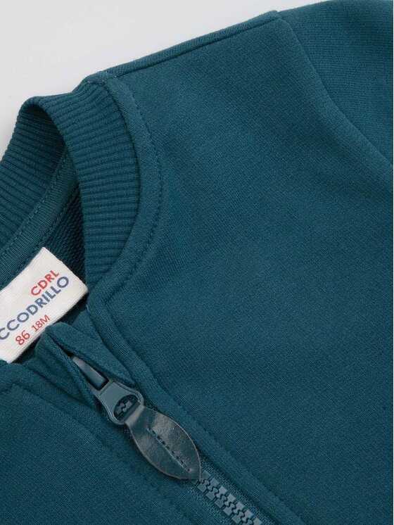 Coccodrillo Coccodrillo Felpa ZC3132201SBN Verde Regular Fit