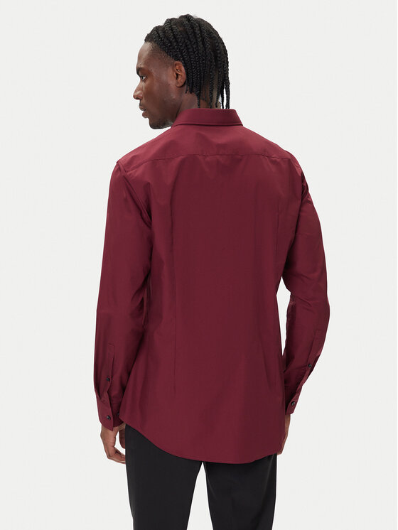 HUGO HUGO Ing Kenno 50289499 Bordó Slim Fit