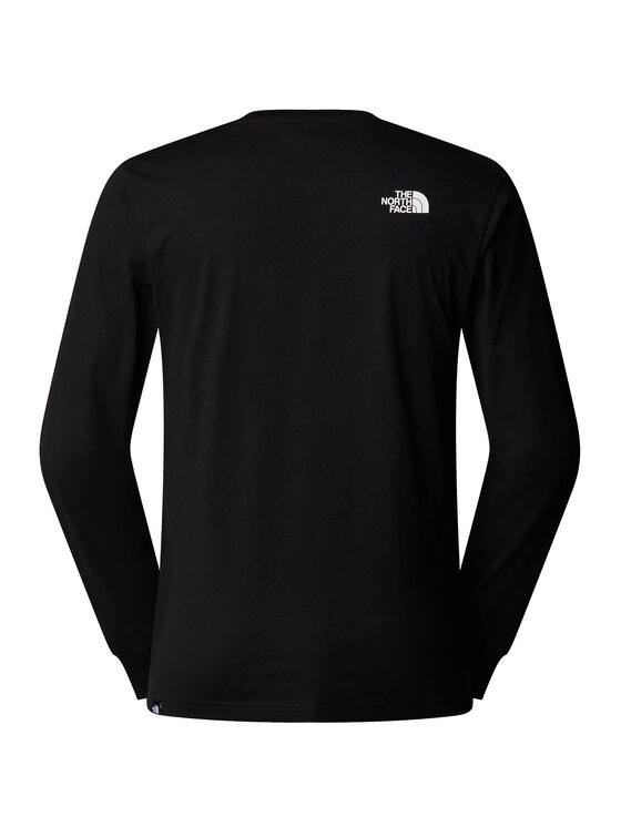 The North Face The North Face Longsleeve Fine NF0A8A6P Czarny Regular Fit