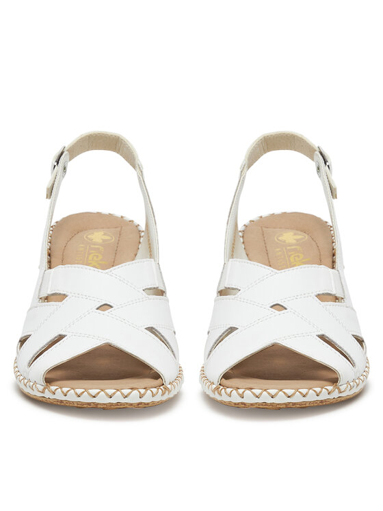 Rieker Rieker Sandali 66189-80 Bela