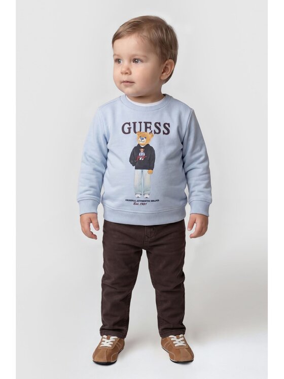 Guess Kids Guess Kids Bluza 183756 Niebieski Classic Fit