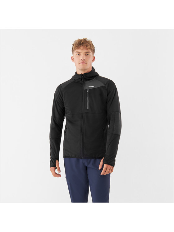 Viking Viking Bluza Yosemite Hoodie Man Czarny Regular Fit