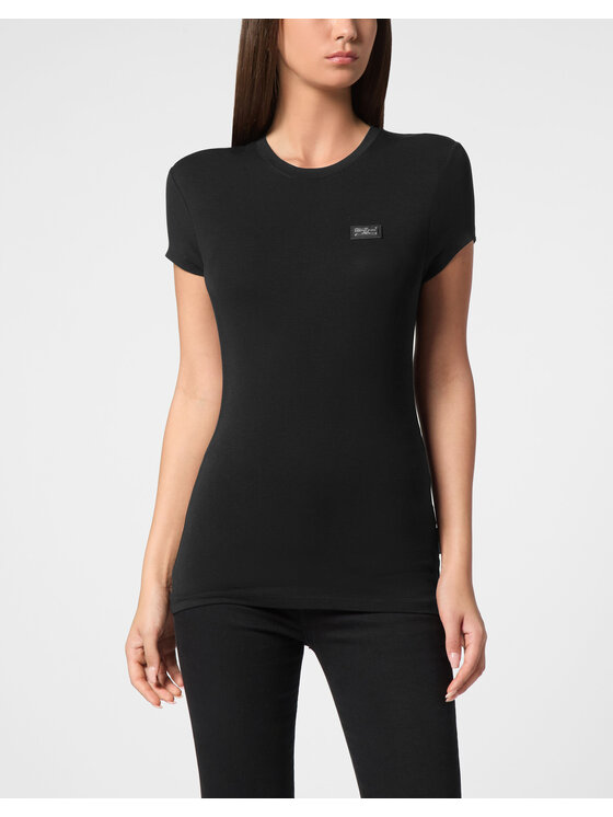 PHILIPP PLEIN PHILIPP PLEIN T-shirt 9535 Nero Skin Tight Fit