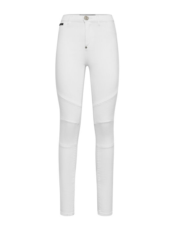 PHILIPP PLEIN PHILIPP PLEIN Jeansy 921 Bílá
