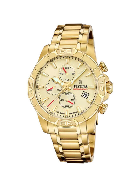 Festina Festina Zegarek F20705-2 Złoty