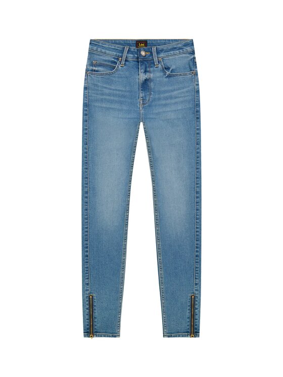 Lee Lee Jeans SCARLETT HIGH ZIP Blu Skinny Fit