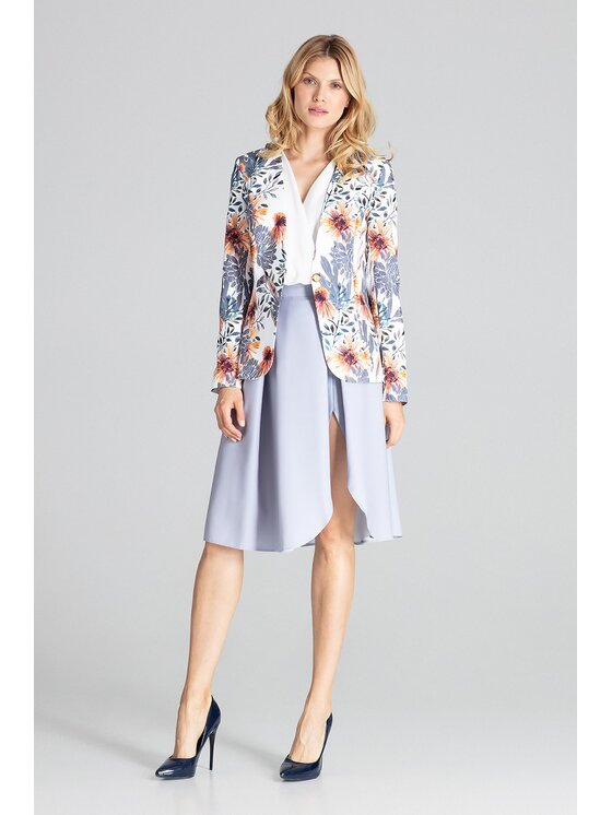 FIGL FIGL Σακάκι M678 Λευκό Regular Fit
