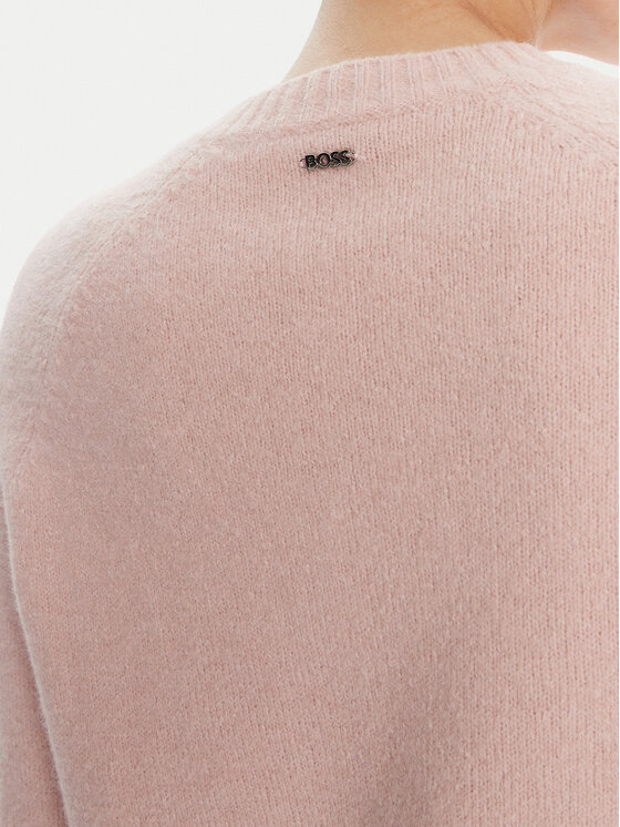 BOSS BOSS Sweater Febisan 50478315 Rózsaszín Regular Fit