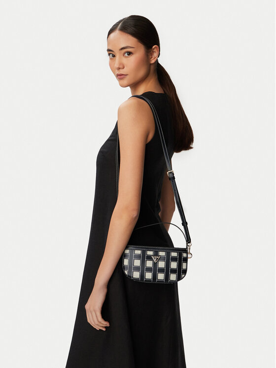 Guess Geantă Frankie Mini HWWG97 36770 Negru