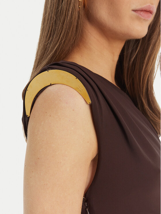 Elisabetta Franchi Elisabetta Franchi Coctailkleid AB-906-61E2-450 Braun Regular Fit