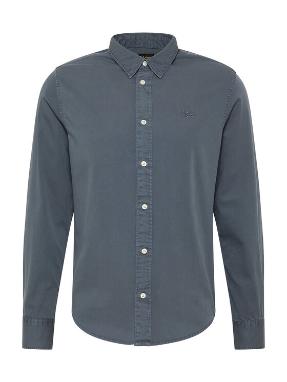 Lee Lee Camicia PATCH Grigio Regular Fit