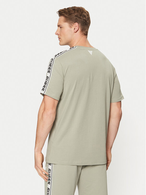 Guess Guess Marškinėliai Z4GI18 J1314 Žalia Regular Fit