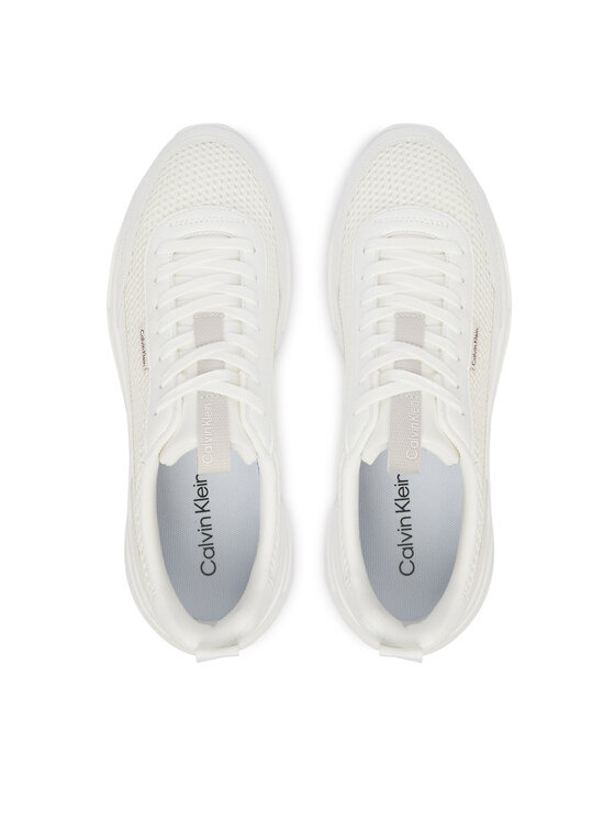 Calvin Klein Calvin Klein Sneakers Hike Runner Laceup Mesh HM0HM02240 Bianco