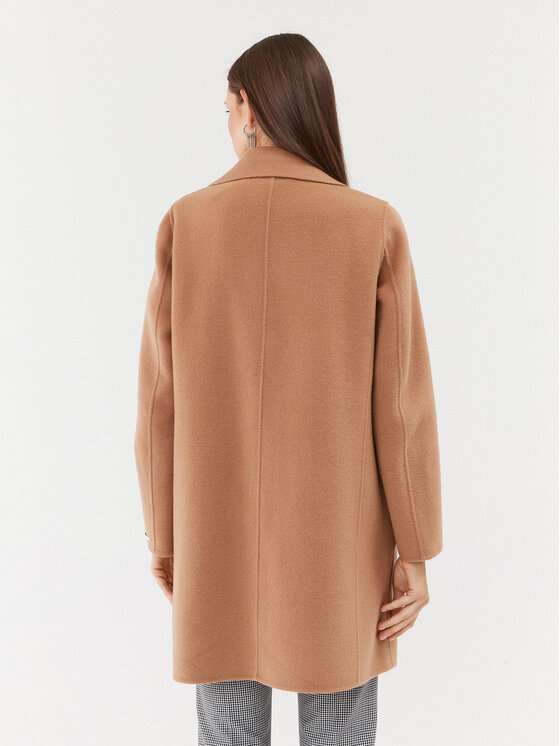 Marella Marella Вълнено палто Betel 2330161138200 Кафяв Regular Fit