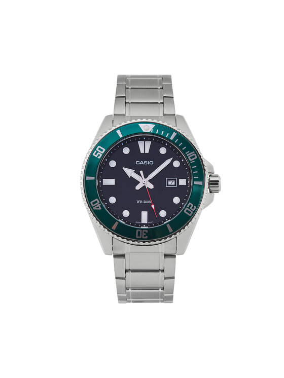 Casio Casio Zegarek MDV-107D-3AVEF Zielony
