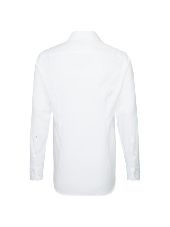 Seidensticker Seidensticker Koszula 01.693650 Biały Slim Fit