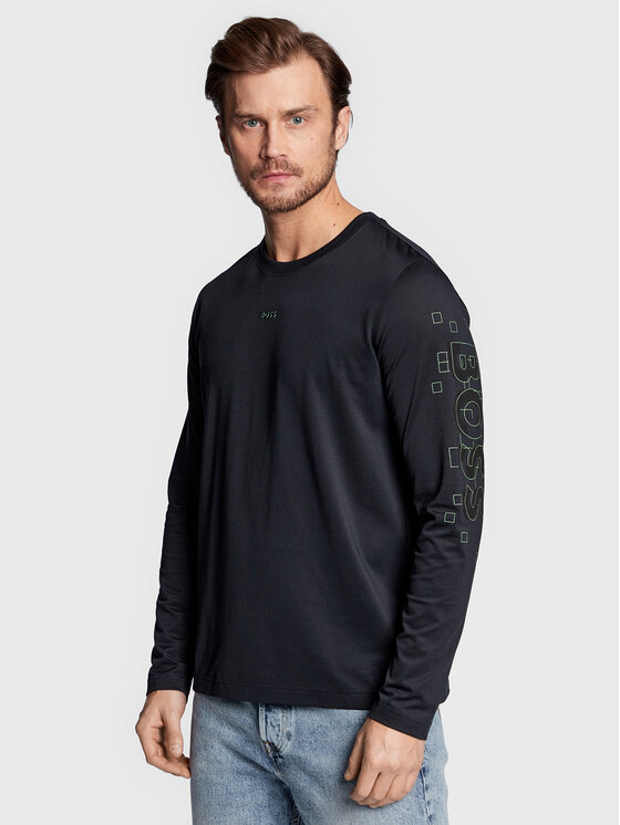 Longsleeve Togn 1 50477242 Blu scuro Regular Fit