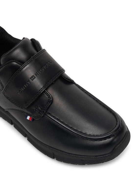 Tommy Hilfiger Tommy Hilfiger Polobotky Low Cut Velcro Shoe T3B4-33176-1355 S Černá