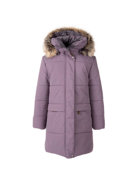 Lenne Lenne Płaszcz 22365-6041 Fioletowy Basic Fit
