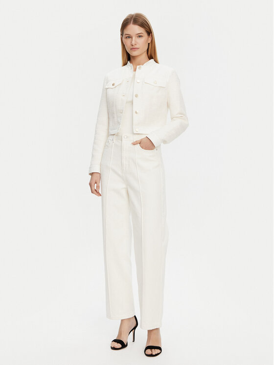 Guess Guess Дънково яке W5GL23 WH610 Екрю Regular Fit