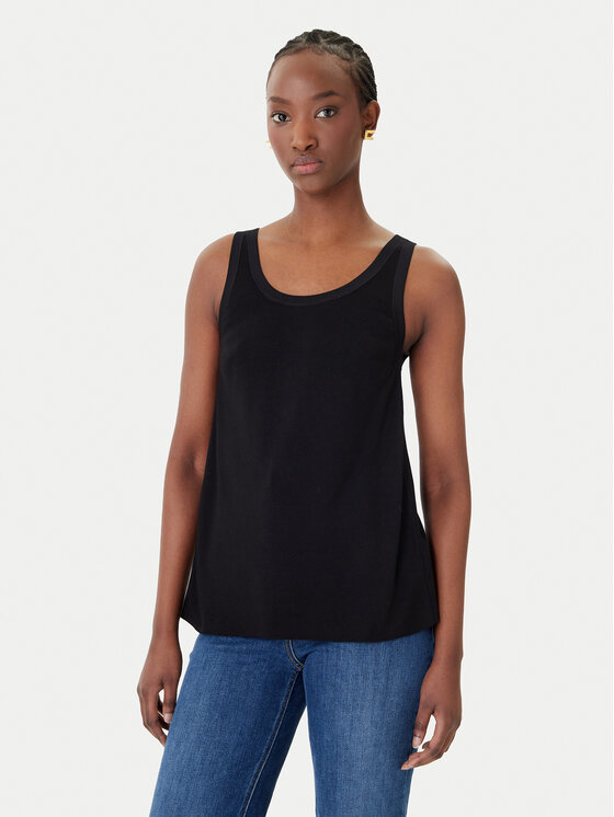 Elisabetta Franchi Pulover TK-72S-61E2-V250 Negru Regular Fit