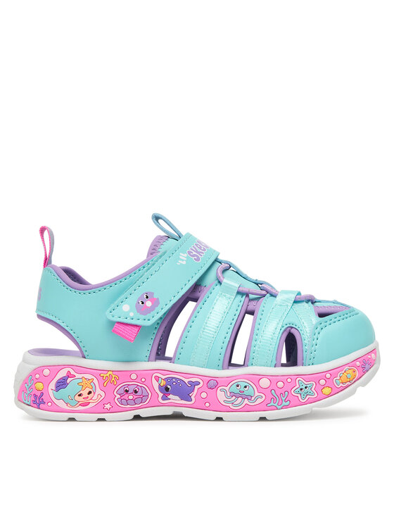 Skechers Skechers Szandál Play Scene Splash - Cute Crew 303162N/TQLV Kék