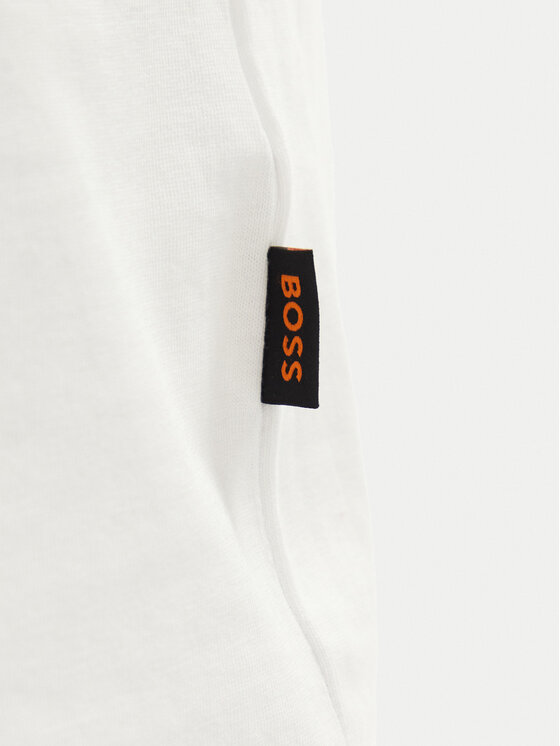 BOSS BOSS Tričko Lupo 50554615 Biela Regular Fit