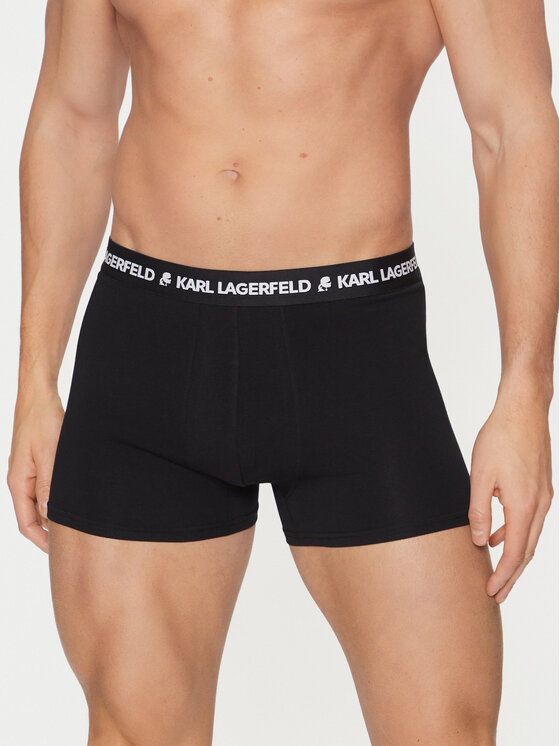 KARL LAGERFELD KARL LAGERFELD Komplet bokserek A1M47010 Czarny
