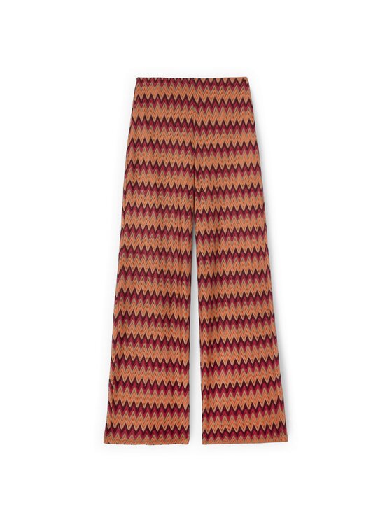 Motivi Motivi Pantaloni di tessuto P01XQ004632N0S7 Arancione Flare Fit