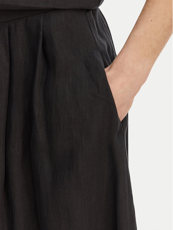 Marella Marella Trapecijos formos sijonas Emme by Marella Biada 2615101082 Juoda Regular Fit