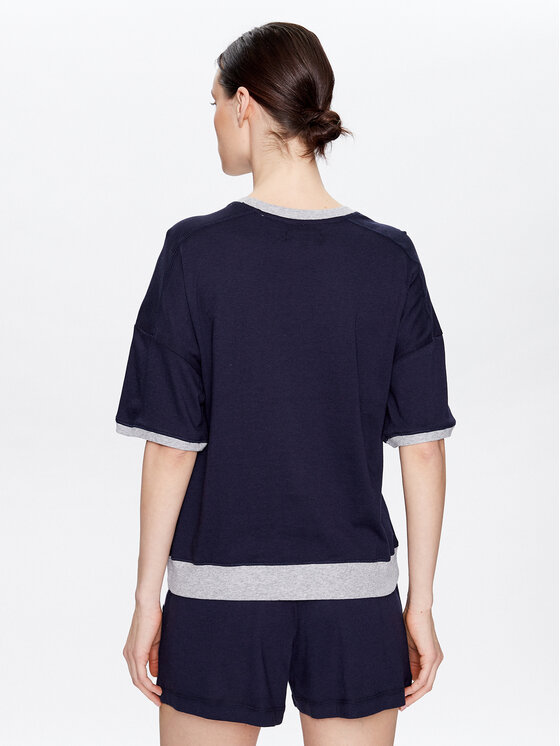 DKNY DKNY Pizsama YI3919259 Sötétkék Regular Fit