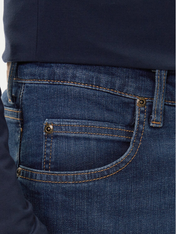 Lee Lee Jeansy Rider 112360204 Granatowy Slim Fit