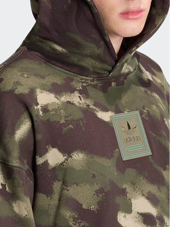 adidas adidas Bluza 164969 Zielony Loose Fit