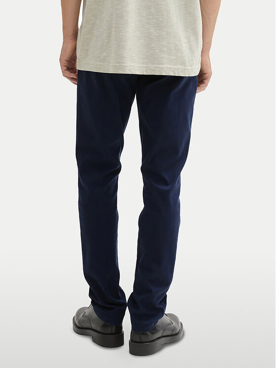 Tom Tailor Tom Tailor Kalhoty z materiálu 1044398 Tmavomodrá Slim Fit