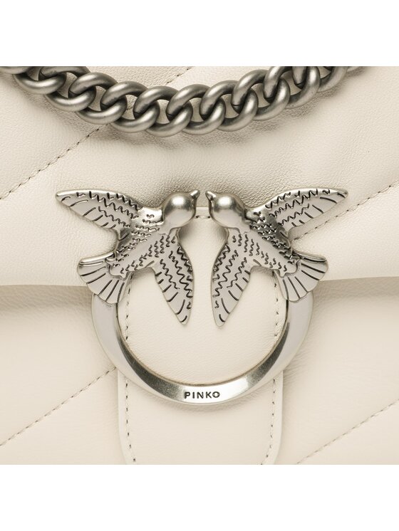 PINKO Pinko Дамска чанта Love Classic Puff Cl PE 23 PLTT 100038 A0F2 Бял