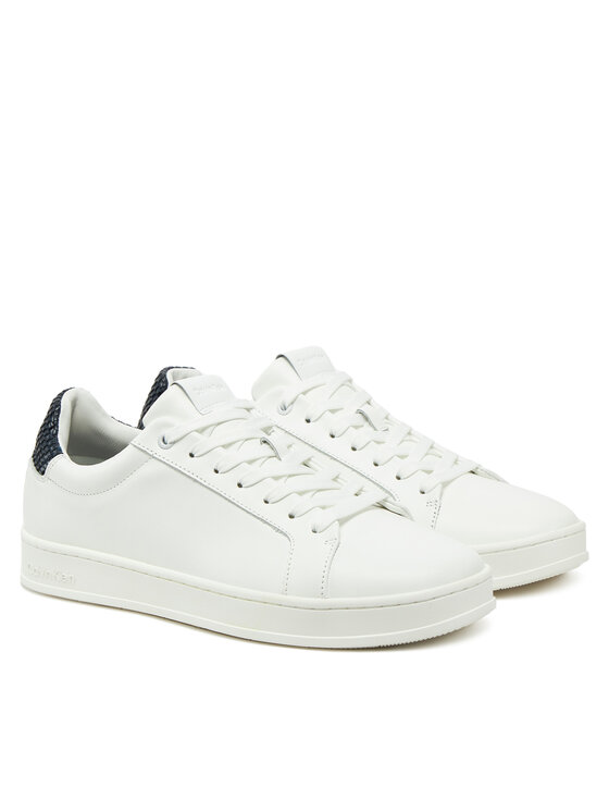 Calvin Klein Calvin Klein Sneakersy Low Top Lace Up Woven HM0HM01767 Biały