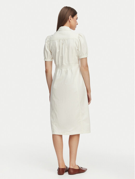 French Connection French Connection Дънкова рокля 71SZN Бял Regular Fit