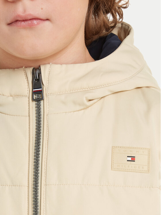 Tommy Hilfiger Tommy Hilfiger Μπουφάν χειμωνιάτικο Monotype KB0KB09092 Μπεζ Regular Fit