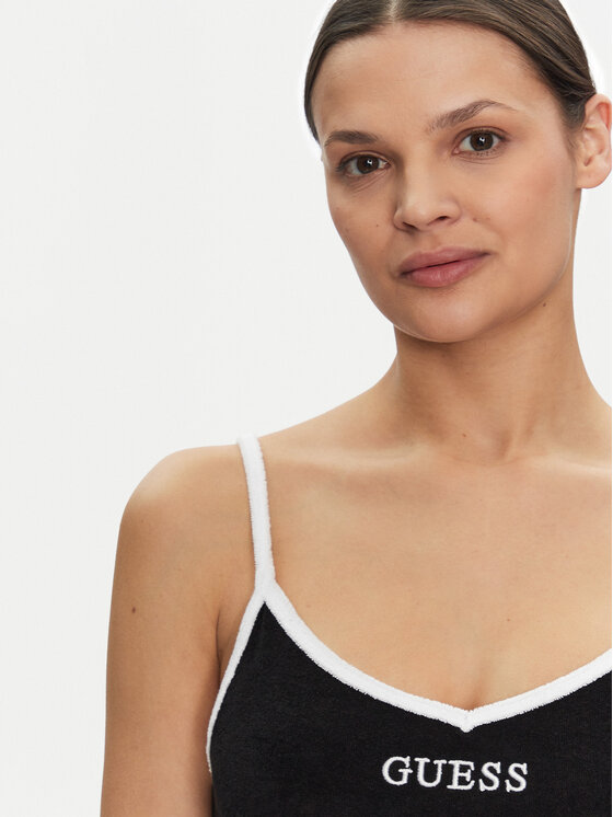 Guess Guess Rochie de zi E5GK15 KCQV1 Negru Bodycon Fit