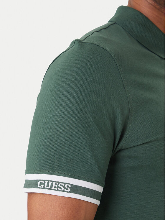 Guess Guess Pólóing M6GP60 K3076 Zöld Regular Fit