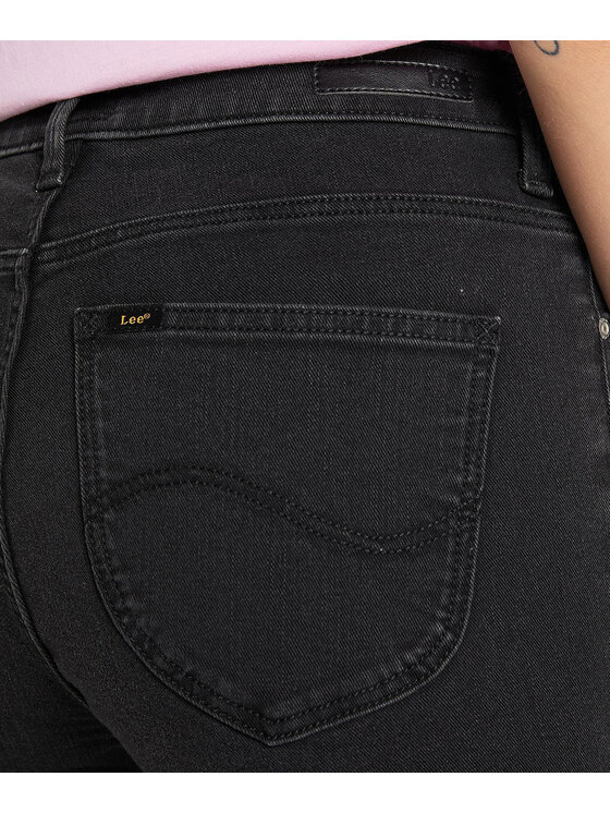 Lee Lee Jeansy L626SHMY Czarny Skinny Fit