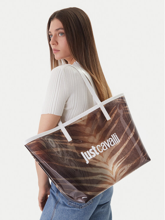 Just Cavalli Just Cavalli Geantă 80RA4BS2 ZSB94 Maro