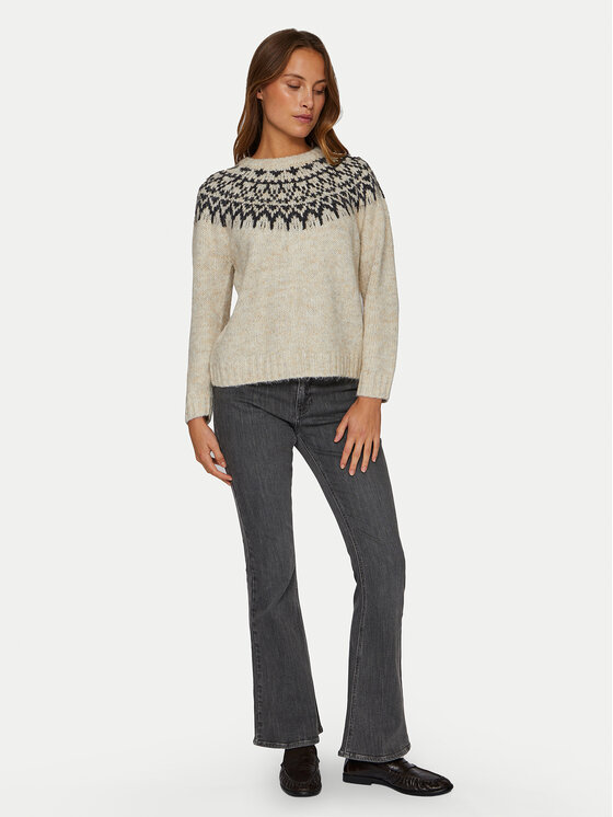 Vila Vila Pullover Ejla 14098853 Beige Regular Fit