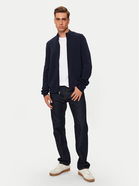 Michael Kors Michael Kors Sweter CH360AG469 Granatowy Regular Fit