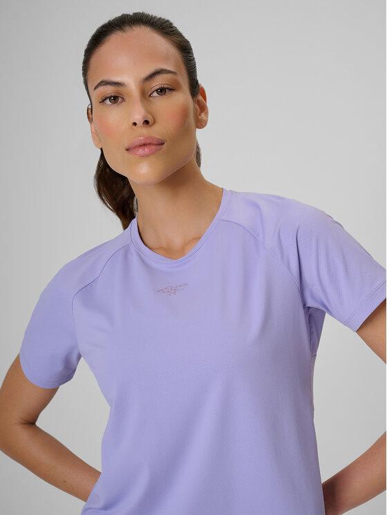 4F 4F Koszulka techniczna ACTIVE BY NATURE Fioletowy jasny Regular Fit